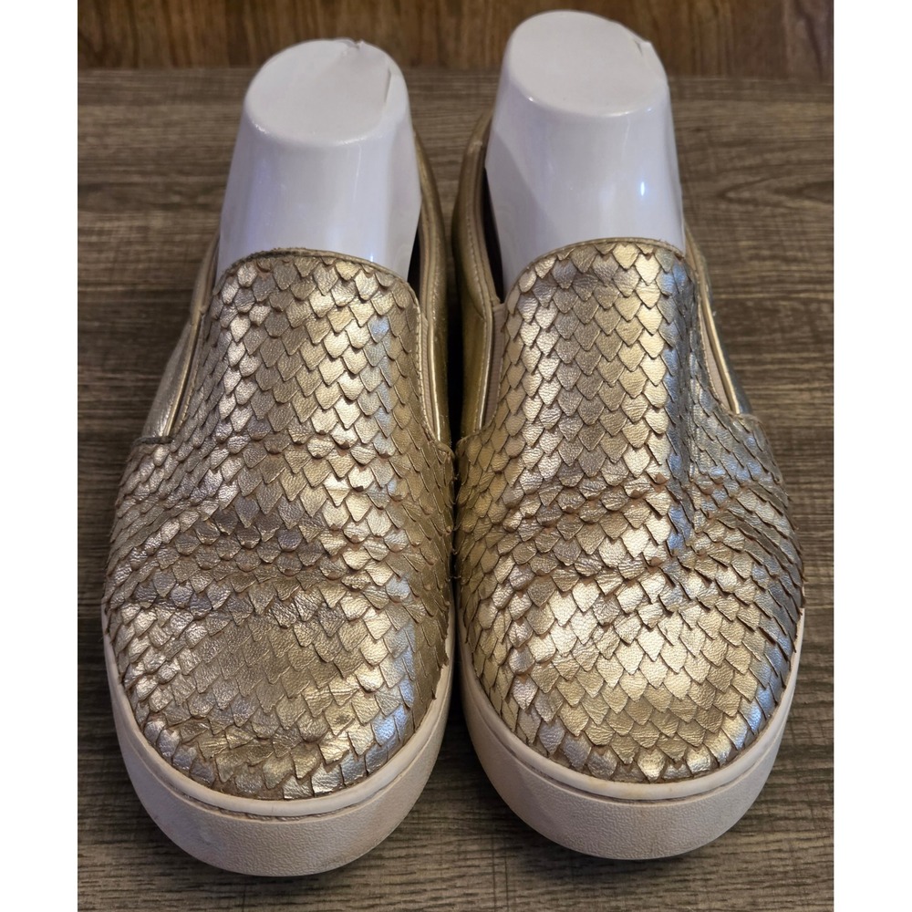 Vionic Midi‎ Slip On Shoes Womens Size 9 Gold - Picture 2 of 10